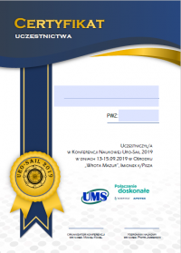 Uro-Sail - Certyfikat uczestnictwa